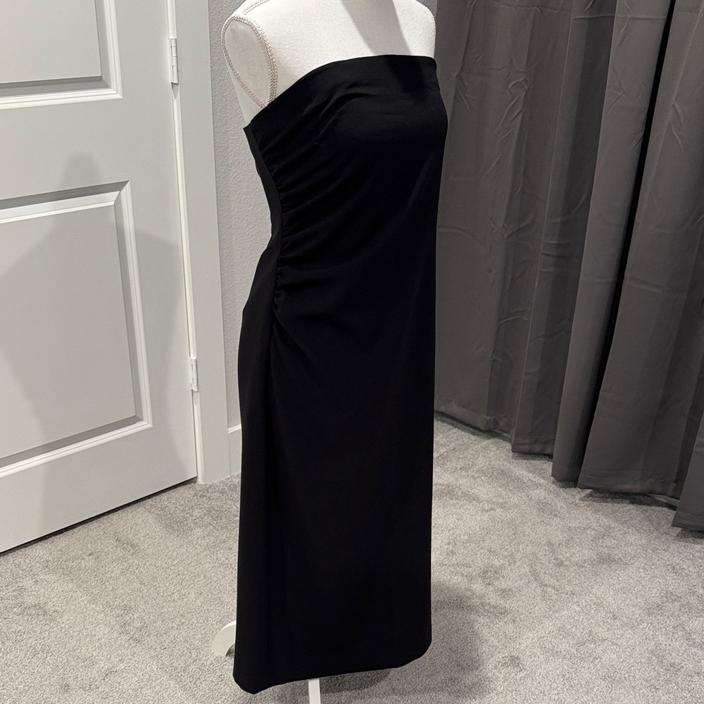 Banana Republic Factory Classic Black Strapless Dress